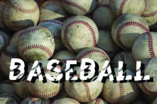 Baseball Softball Lace: A Sport-Themed Display Font for Editorial Design