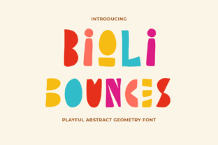 Bioli Bounces: A Playfully Conceptual Font for Creative Campaigns