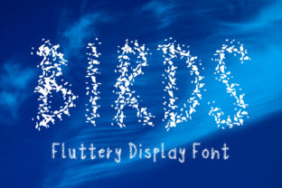 Birds: A Charming Display Font for Spring Crafting