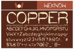 Copper: A Futuristic Display Font for Modern Design