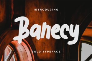 Discover Barecy: A Bold and Modern Display Font