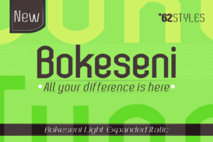 Discover Bokeseni Light Expanded Italic: A Font for Makers