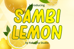 Discover the Charm of Sambi Lemon: A Friendly Display Font