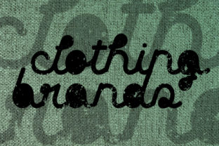 Discover the Unique Charm of Clothing Brands Font