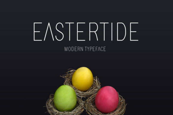Eastertide: A Thin Display Font for Creative Marketers