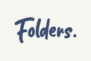 Enchanting Folders Font for Creative Campaigns