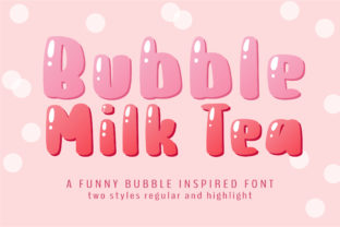 Enhance Your Brand with Bubble Milk Tea Font