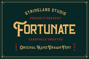Fortunate: A Bold and Sophisticated Font for Makers