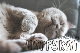 Happykat: A Charming Font for Creative Makers