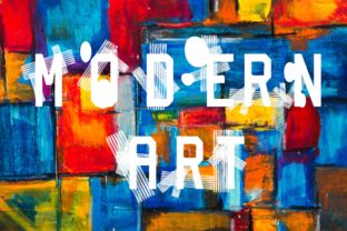 Modern Art: A Charming Display Font for Creative Projects