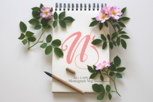 Monogram Veg: An Elegant Display Font for Editorial Design