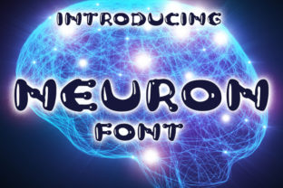 Neuron: A Whimsical Display Font for Creative Projects
