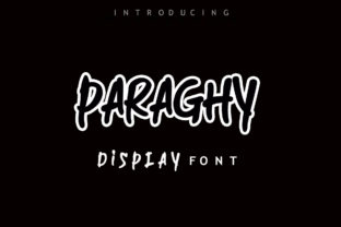 Paraghy: A Playful Display Font for Engaging Visuals