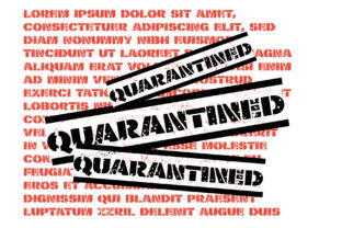Quarantined: A Bold Display Font for Creative Branding